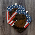 American Water Spaniel Americana Pot Holder Set