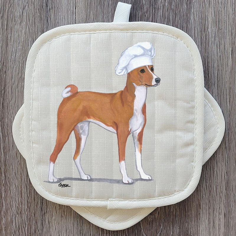 Basenji  Pot Holder Set