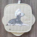 Bedlington Terrier  Pot Holder Set