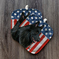 Belgian Shepherd  Americana Pot Holder Set