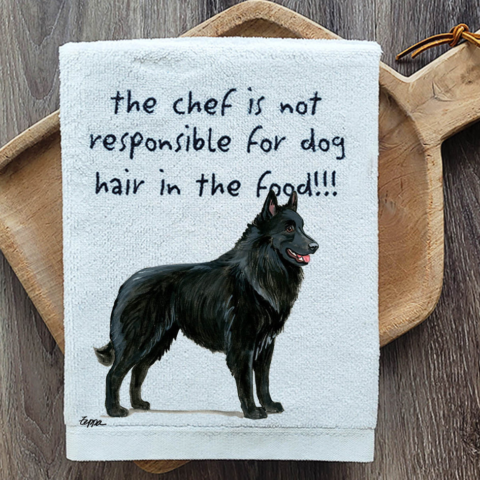 Belgian Sheepdog Dish Towel