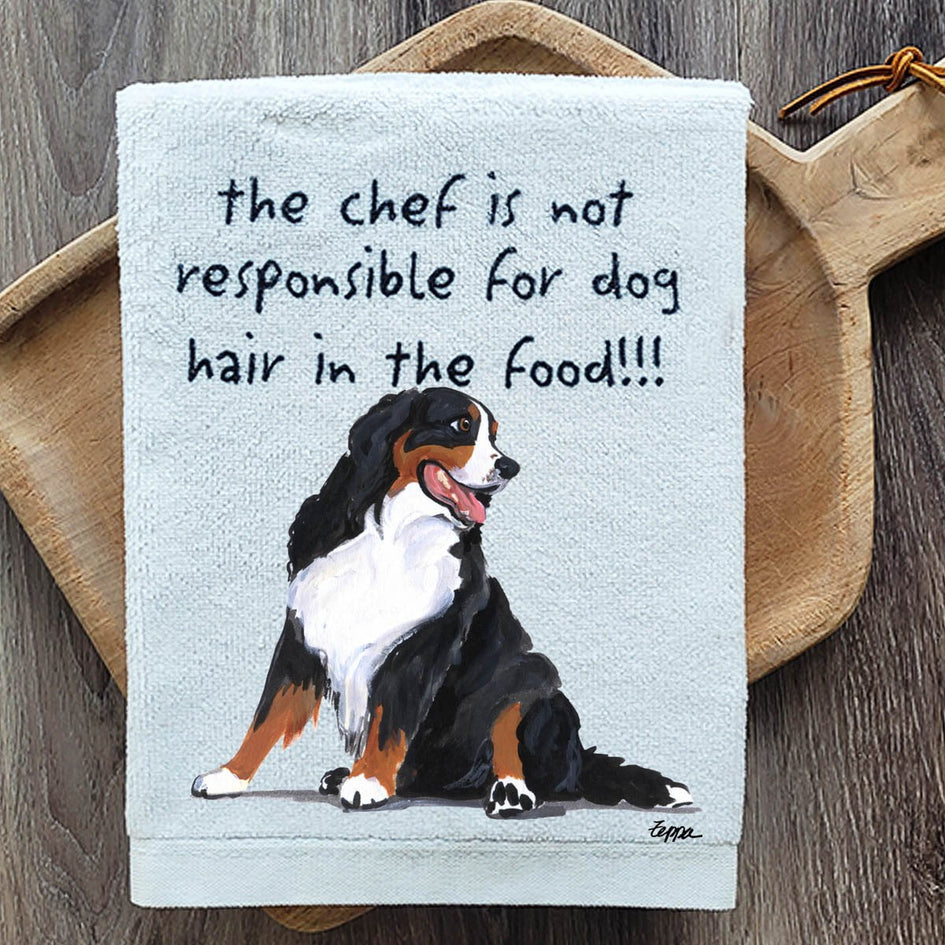 Bernese Mountain Dog Dish Towel