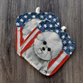 Bichon Frise  Americana Pot Holder Set