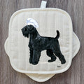 Black Russian Terrier  Pot Holder Set