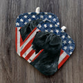 Black Russian Terrier  Americana Pot Holder Set