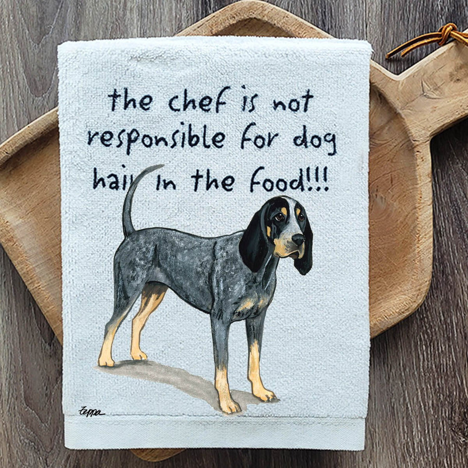 Bluetick Coonhound Dish Towel