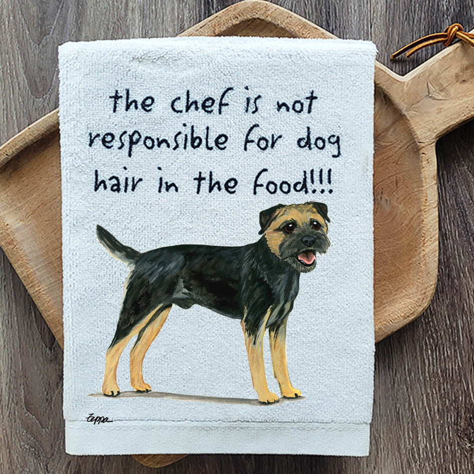 Border Terrier Dish Towel