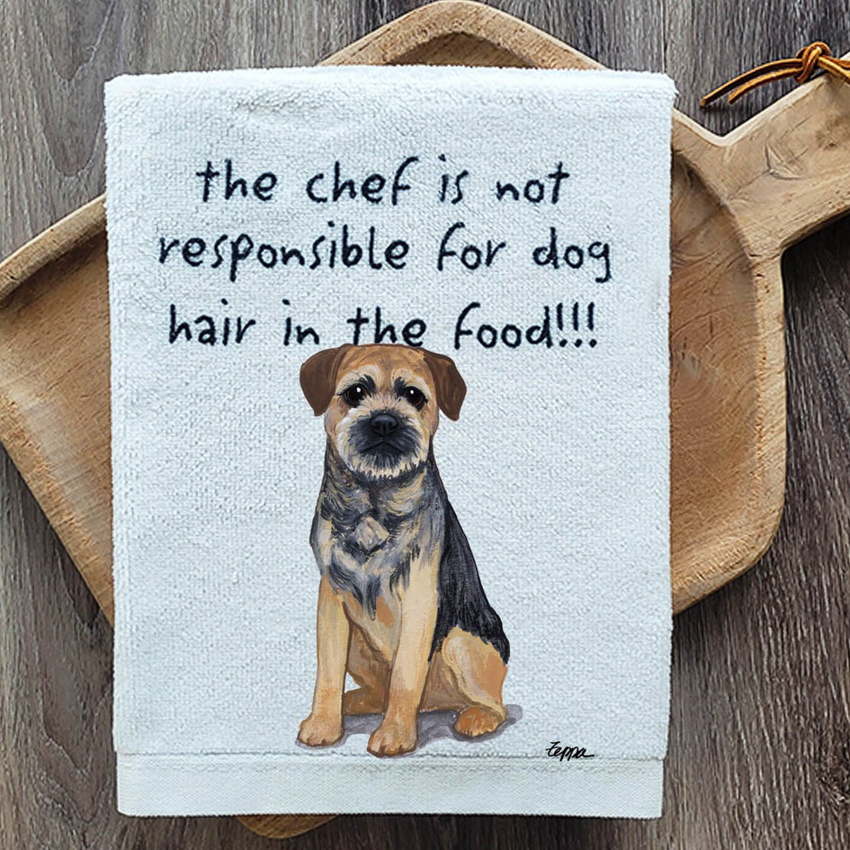 Border Terrier Dish Towel