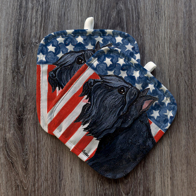 Bouvier  Americana Pot Holder Set