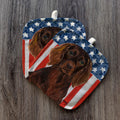Boykin Spaniel  Americana Pot Holder Set