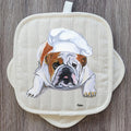 Bulldog  Pot Holder Set