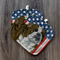 Bulldog  Americana Pot Holder Set
