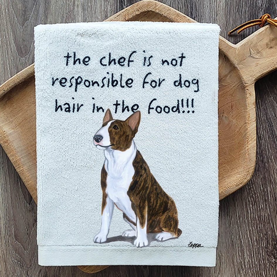 Bull Terrier Dish Towel