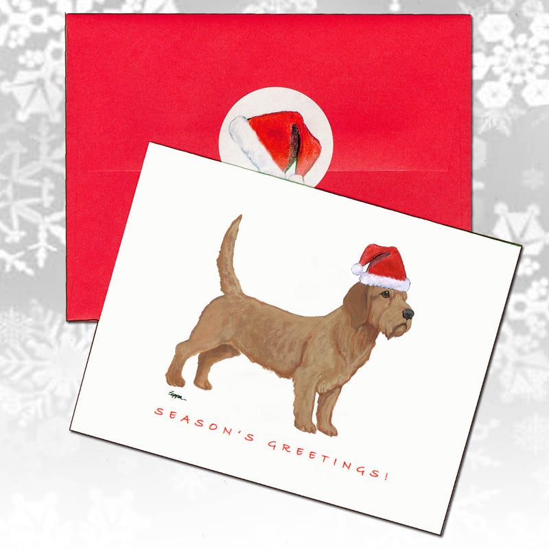 Basset Fauve de Bretagne Christmas Note Cards