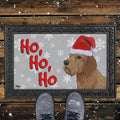 Basset Fauve de Bretagne Holiday Welcome Mat