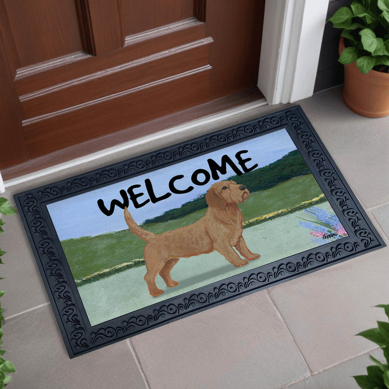 Basset Fauve de Bretagne Welcome Mat