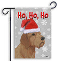 Basset Fauve de Bretagne Ho Ho Ho Holidays Garden Flag