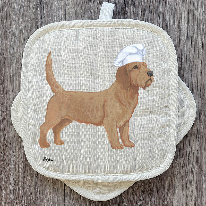Basset Fauve de Bretagne Pot Holder Set
