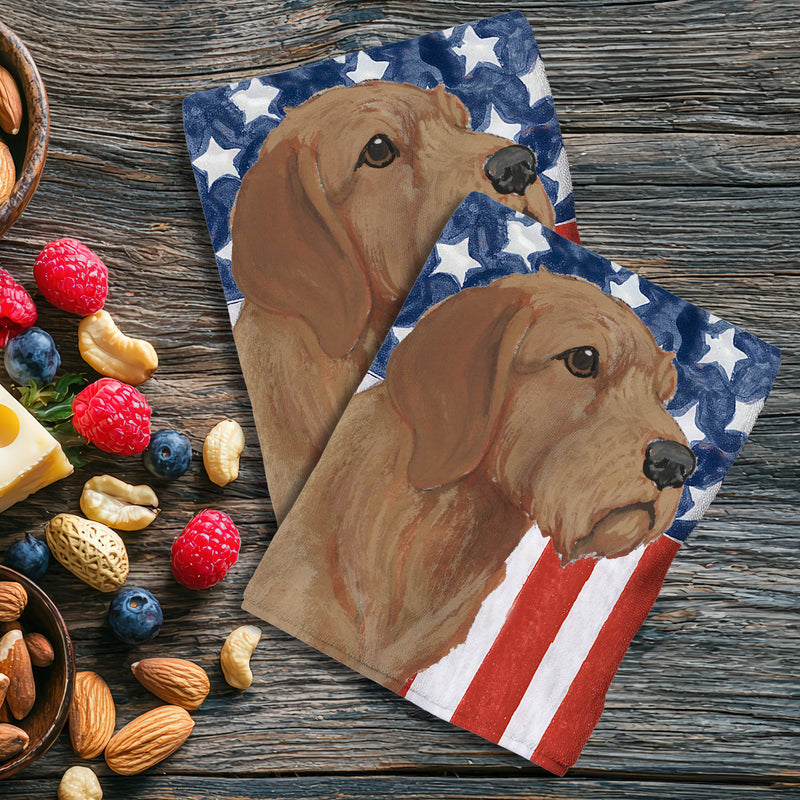 Basset Fauve de Bretagne Americana Kitchen Towel Set