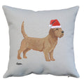 Basset Fauve de Bretagne Santa Pillow Cover
