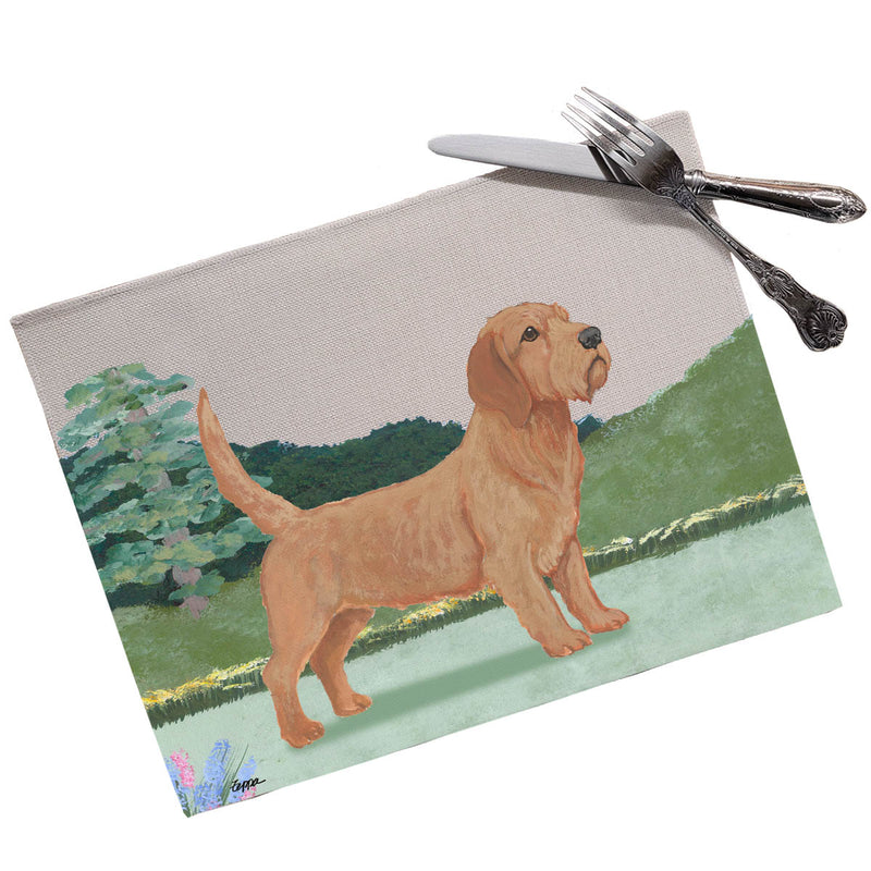 Basset Fauve de Bretagne Scenic Placemats