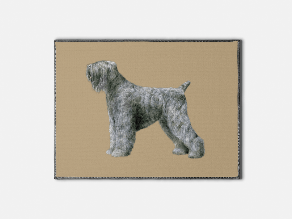 Black Russian Terrier Doormat