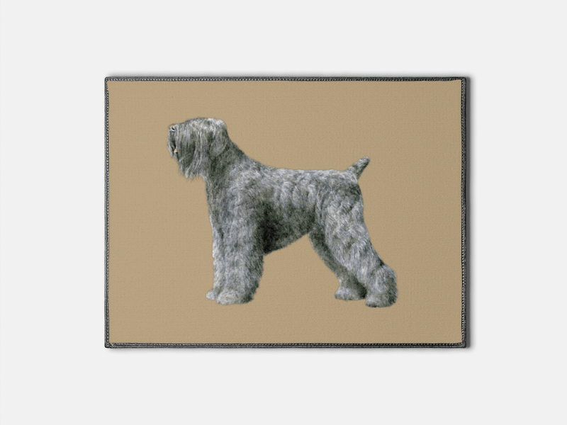 Black Russian Terrier Doormat