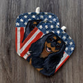 Cavalier King Charles Spaniel  Americana Pot Holder Set