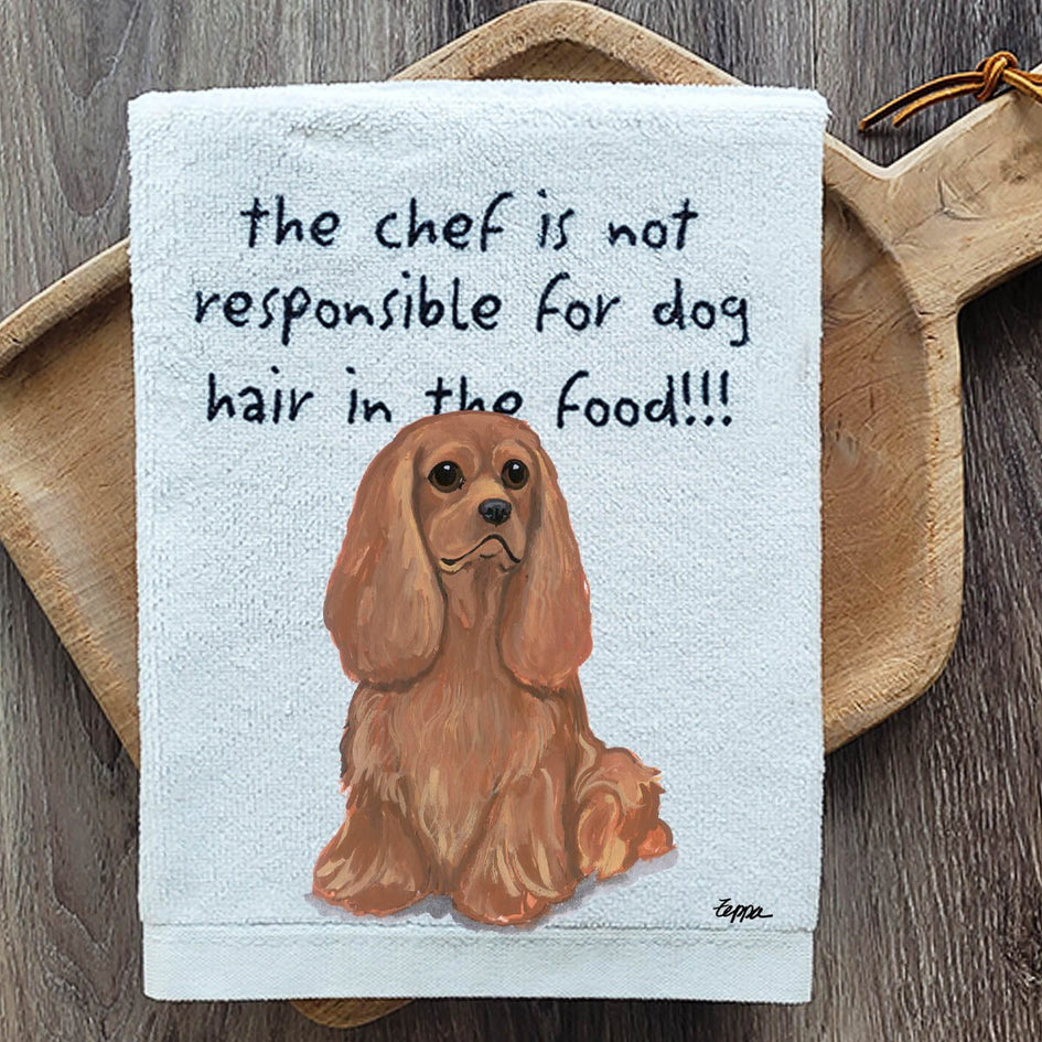 Cavalier King Charles Spaniel Dish Towel