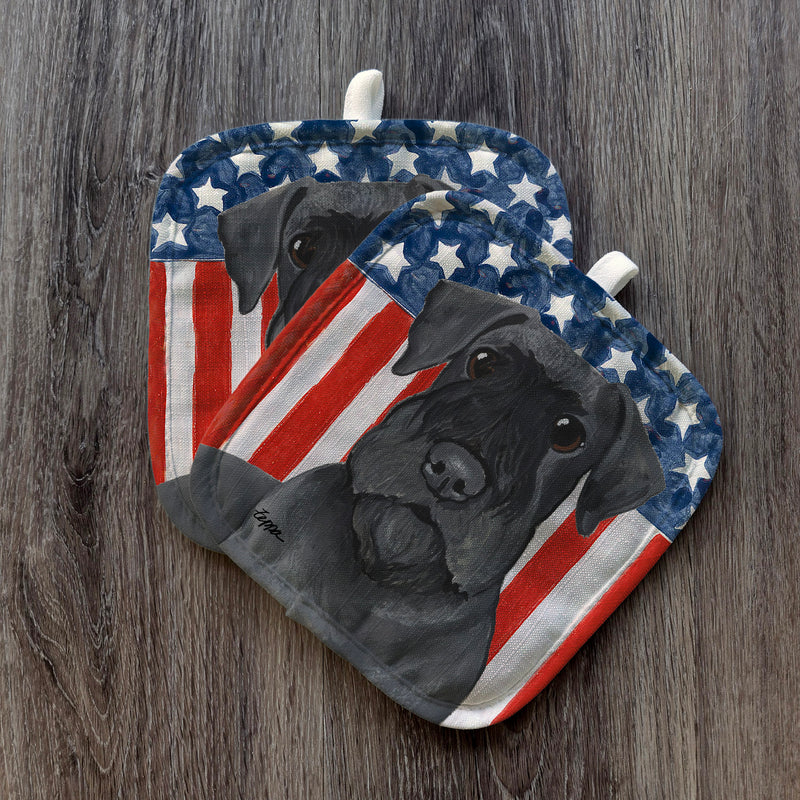 Cesky Terrier Americana Pot Holder Set