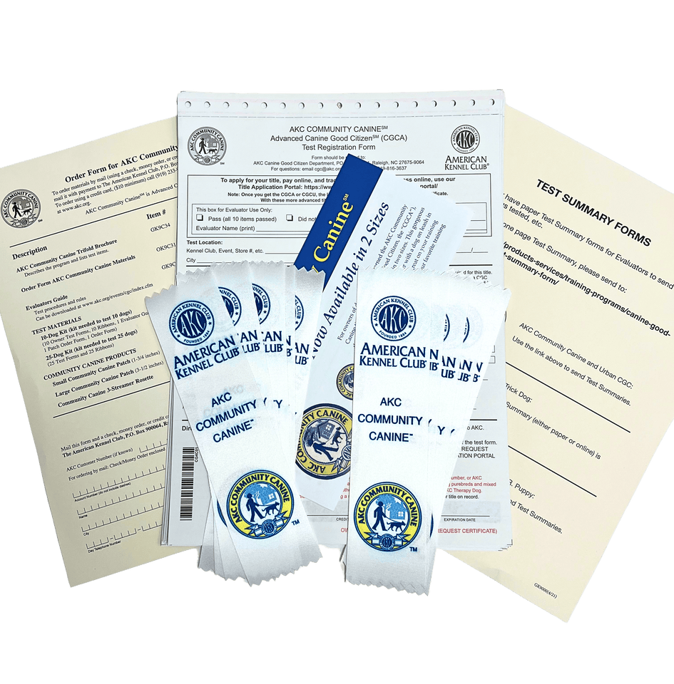 Akc Shop Akc Star Puppy Test Items AKC Community Canine (CGCA
