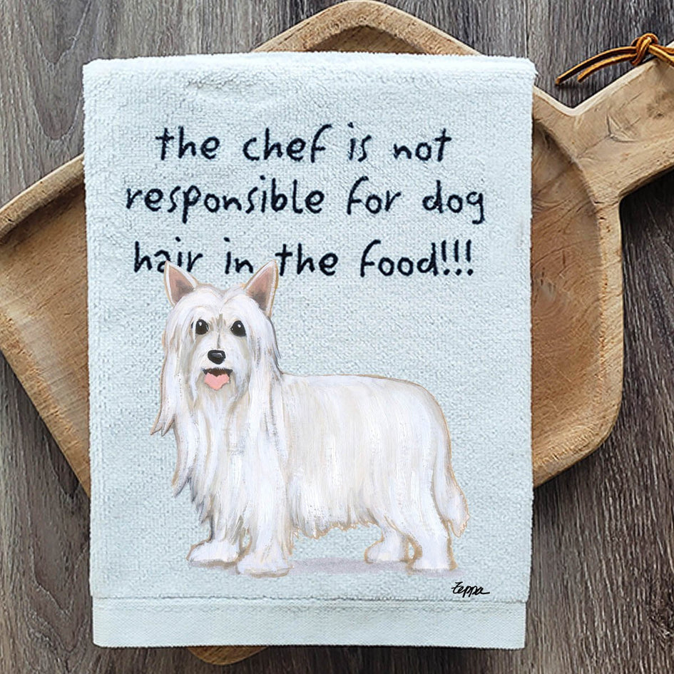 Chinese Crested Dish Towel