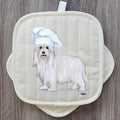 Chinese Crested Powderpuff  Pot Holder Set