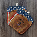 Chow  Americana Pot Holder Set
