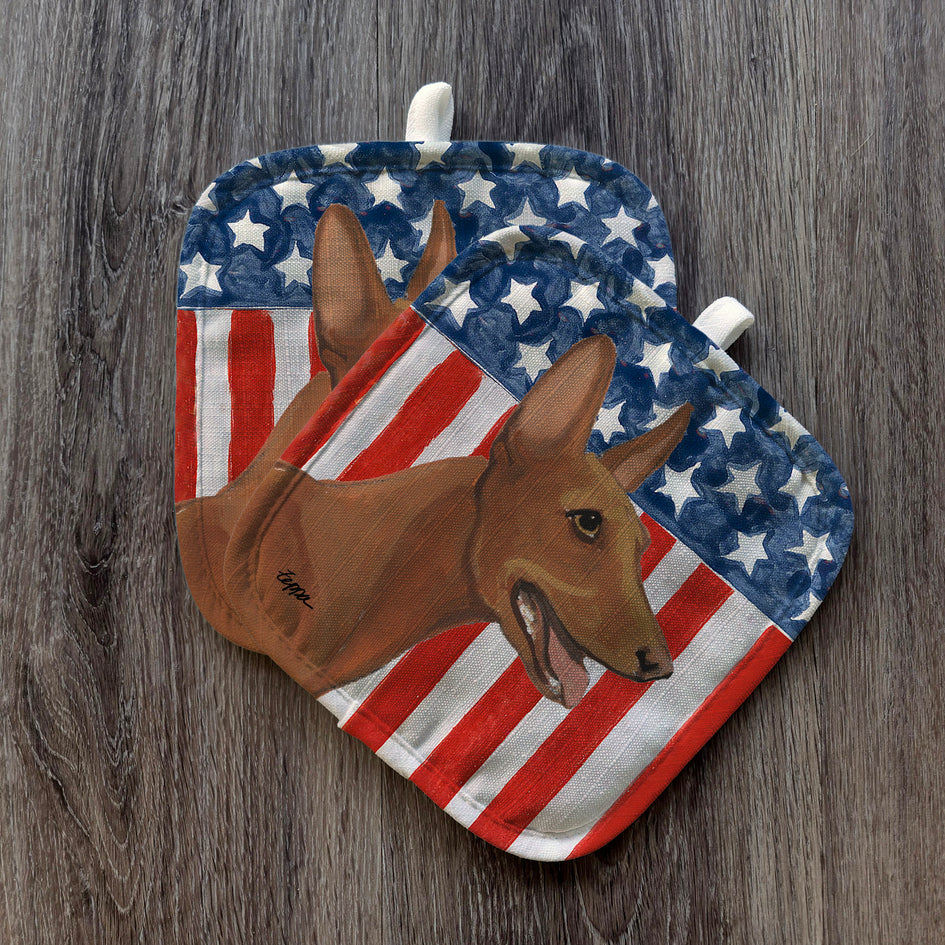 Cirneco dell'Etna Americana Pot Holder Set