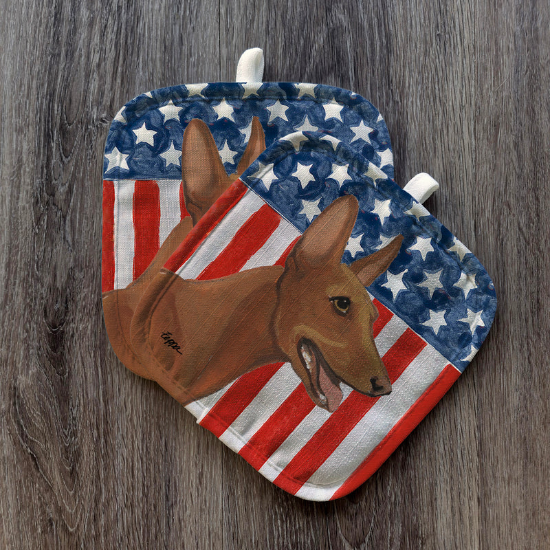 Cirneco dell'Etna Americana Pot Holder Set