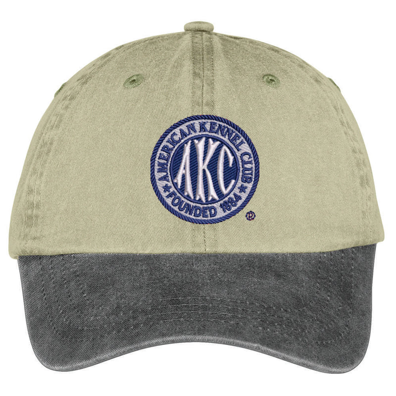 AKC Seal Embroidered Two Tone Baseball Cap
