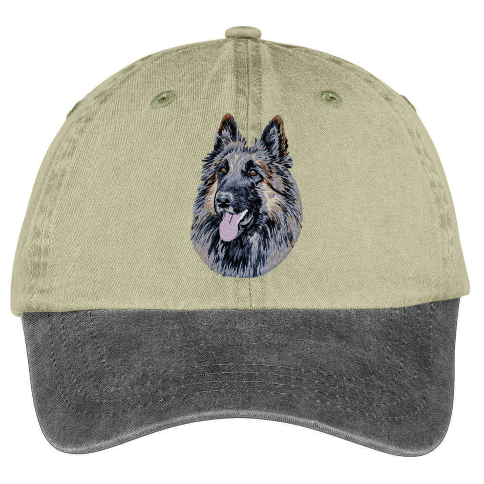 Belgian Tervuren  Embroidered Two Tone Baseball Cap