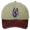 Belgian Tervuren  Embroidered Two Tone Baseball Cap