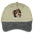 Biewer Terrier  Embroidered Two Tone Baseball Cap
