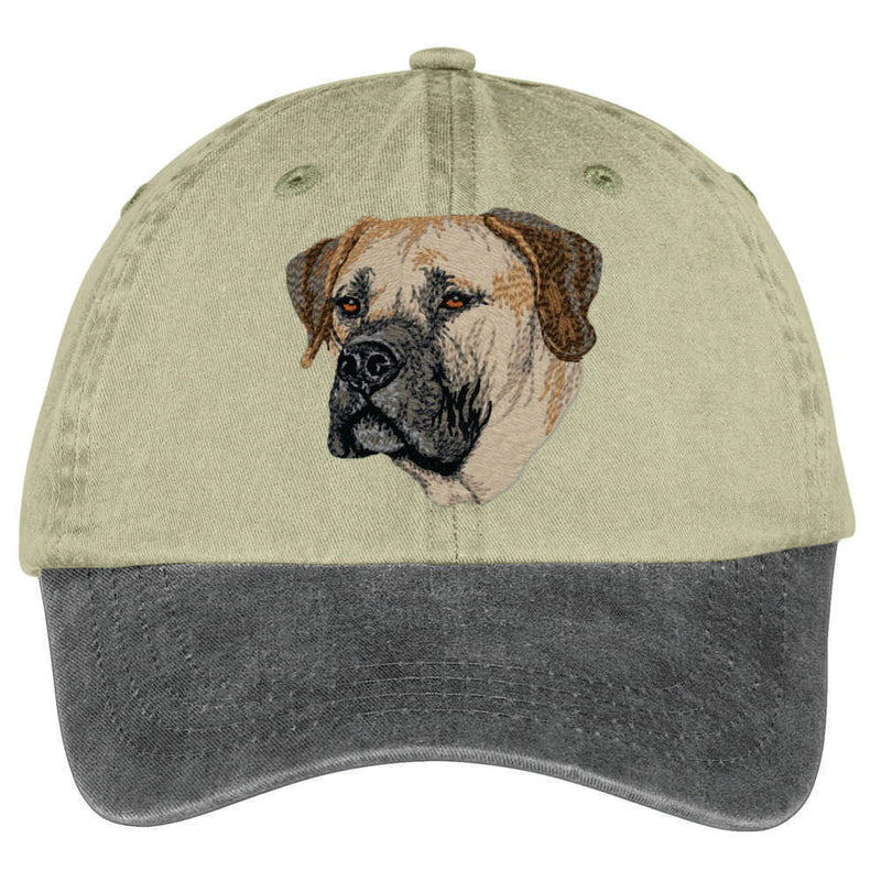 Boerboel  Embroidered Two Tone Baseball Cap