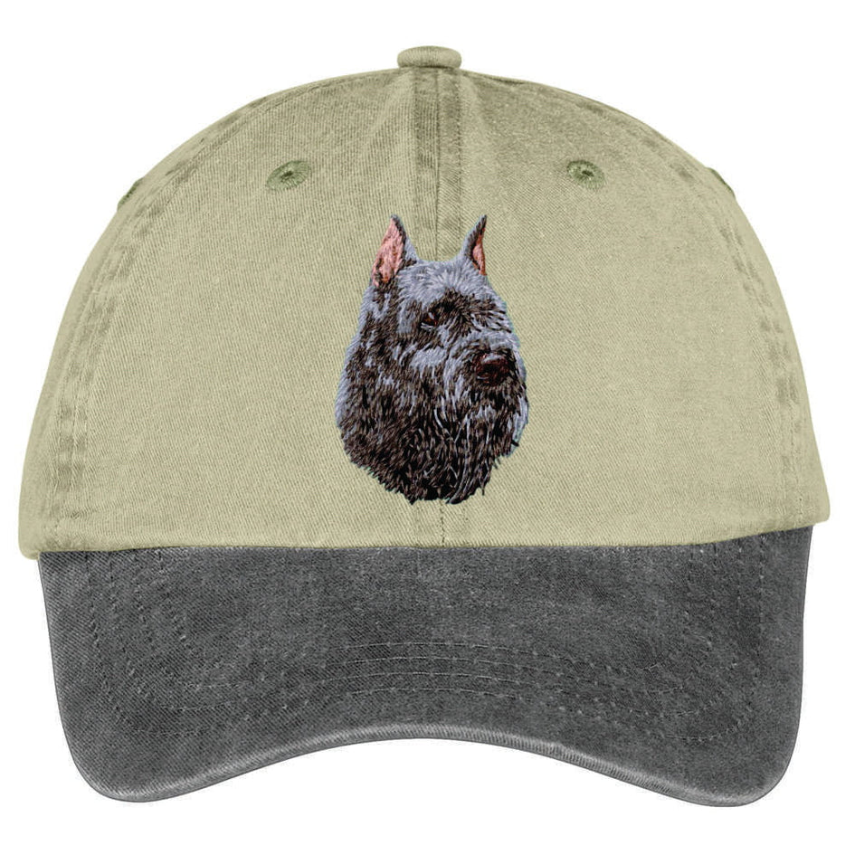 Bouvier des Flandres  Embroidered Two Tone Baseball Cap