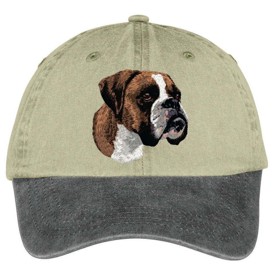 Boxer  Embroidered Two Tone Baseball Cap
