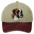 Boxer  Embroidered Two Tone Baseball Cap