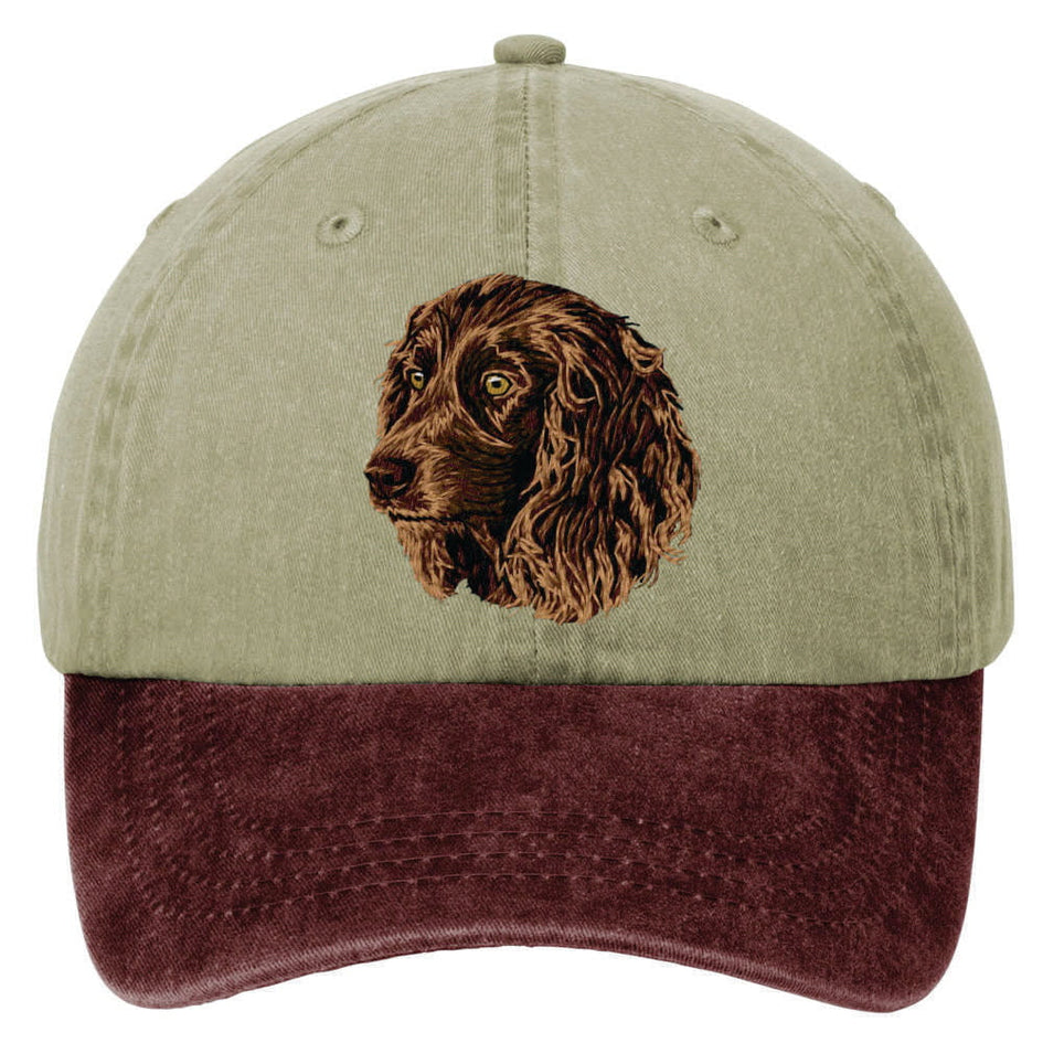 Boykin Spaniel  Embroidered Two Tone Baseball Cap