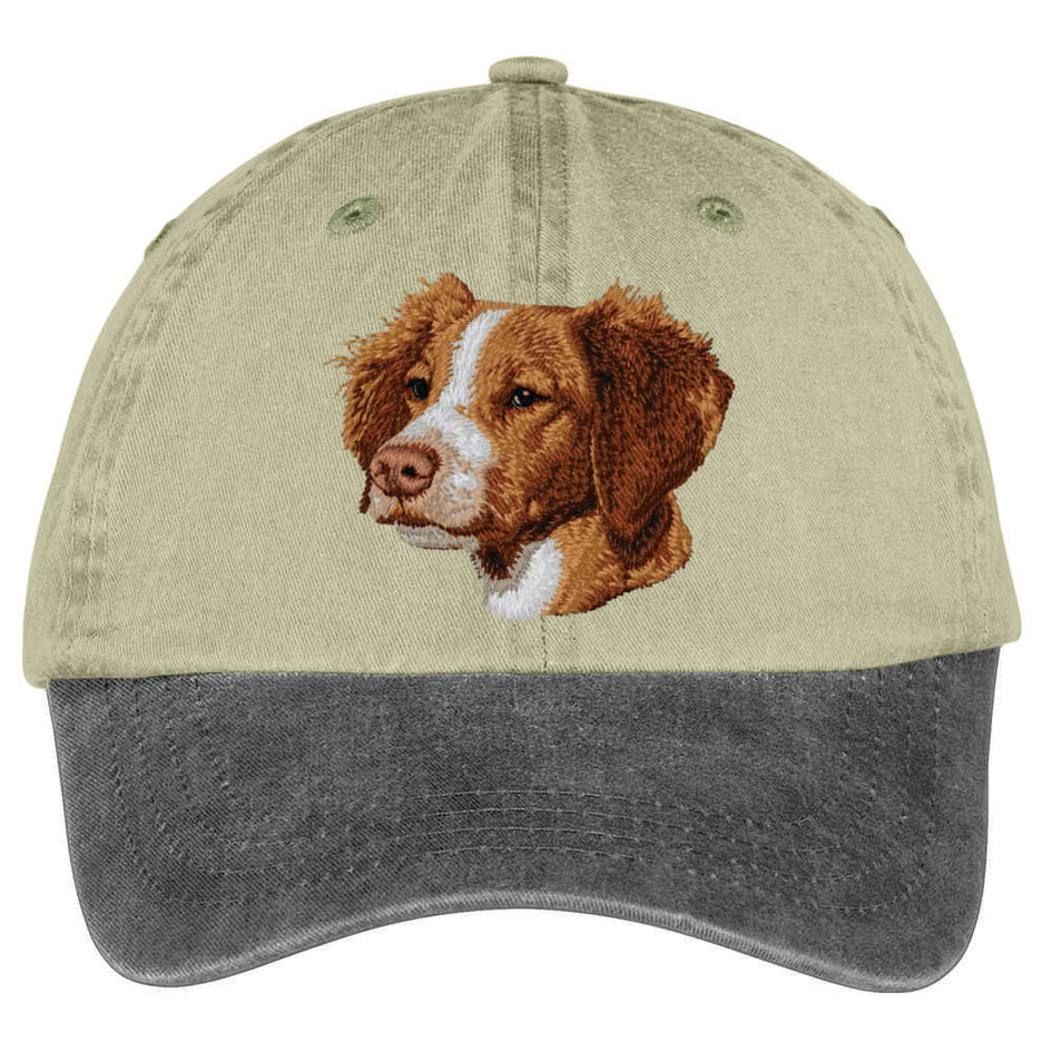 Brittany  Embroidered Two Tone Baseball Cap