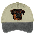 Brussels Griffon Embroidered Two Tone Baseball Cap