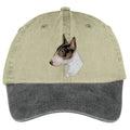 Bull Terrier  Embroidered Two Tone Baseball Cap