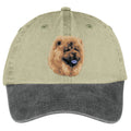 Chow Chow  Embroidered Two Tone Baseball Cap