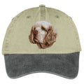 Clumber Spaniel  Embroidered Two Tone Baseball Cap